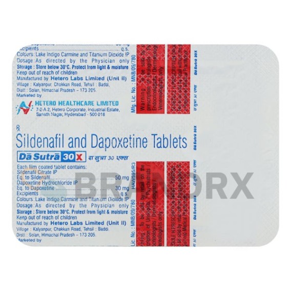 Da Sutra 30X 50/30 mg Hetero Labs Limited