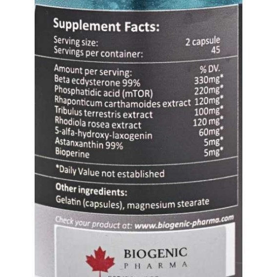 BIOGENIC PHARMA T-1000 Biogenic pharma